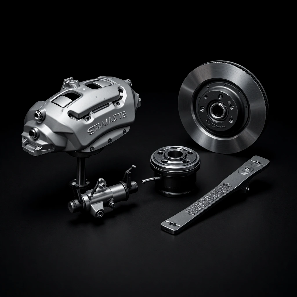 CNC machined automotive braking components