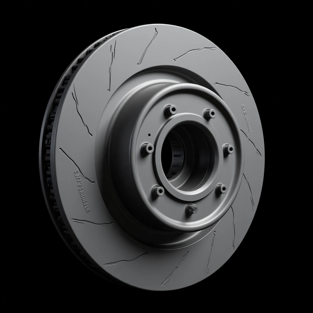 CNC machined brake rotor