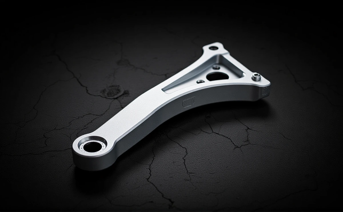 CNC machined automotive control arm