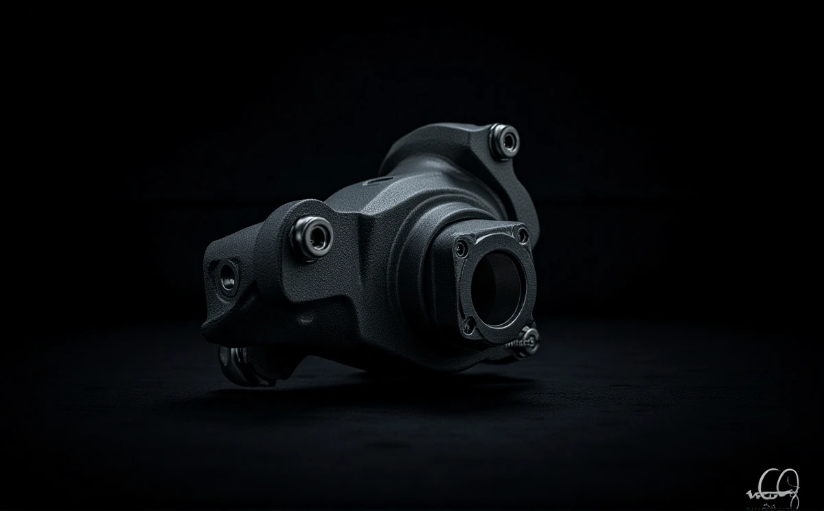 CNC machined steering knuckle