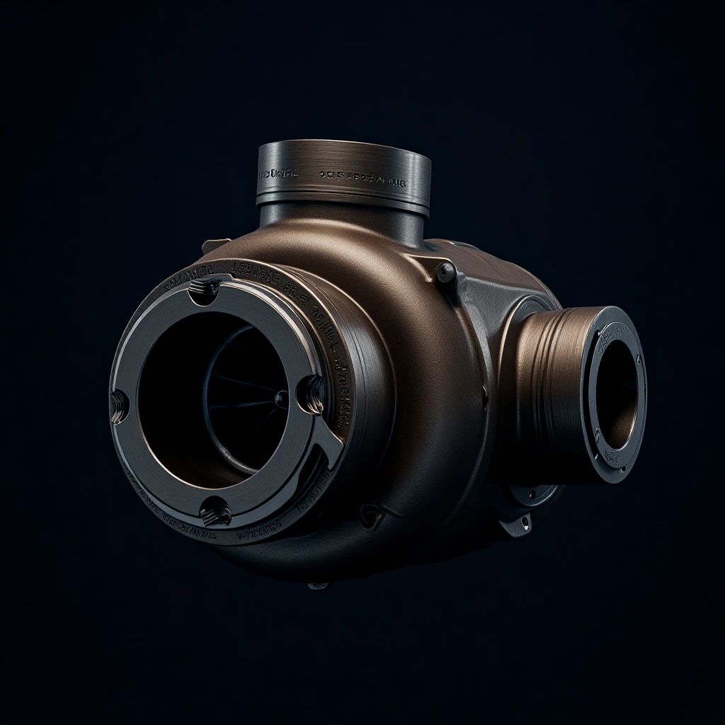CNC machined Inconel turbocharger housing