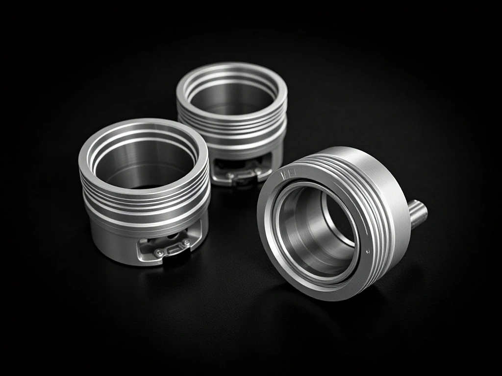 CNC machined aluminum forged pistons