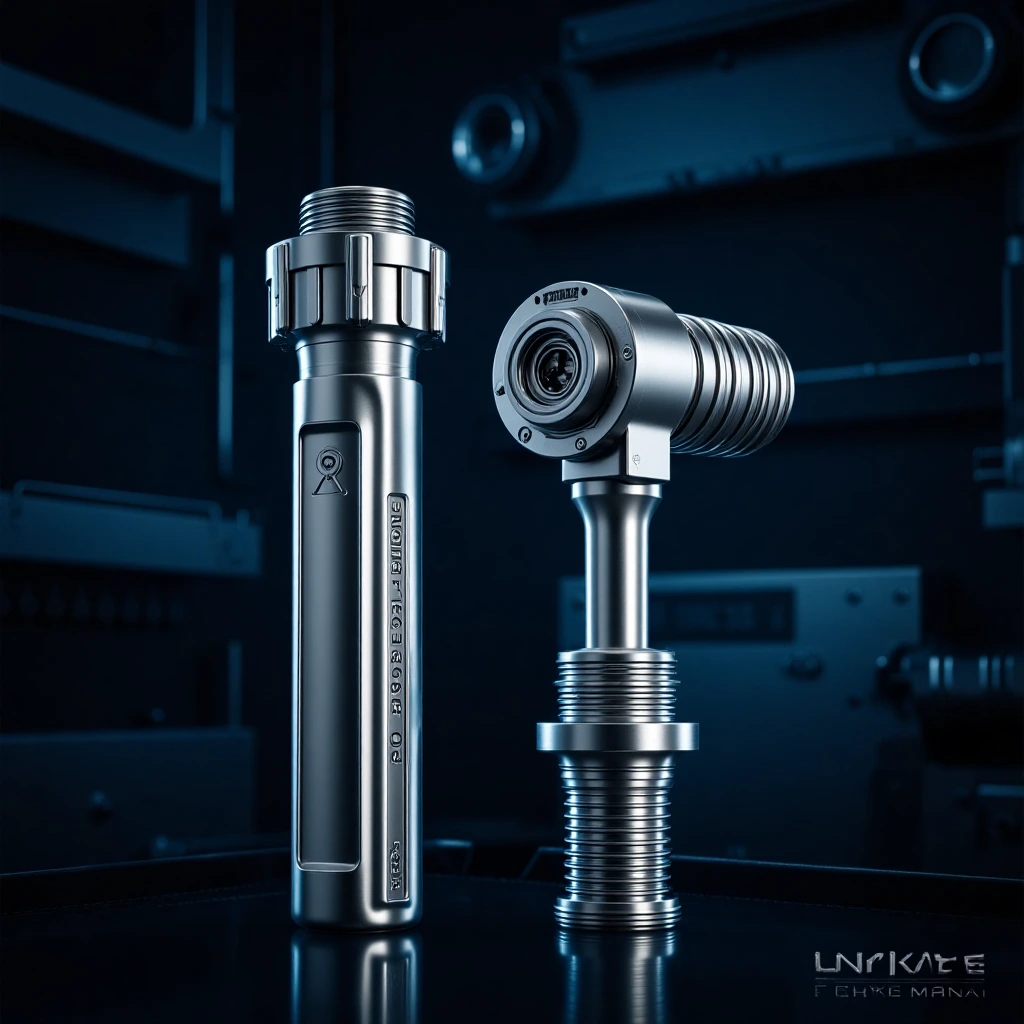Titanium rod machined into a racing engine valve