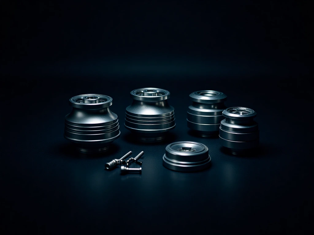 CNC machined titanium valve train components
