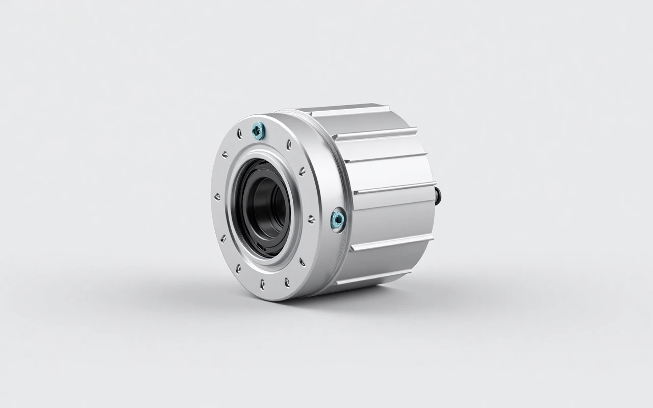 CNC machined EV motor housing