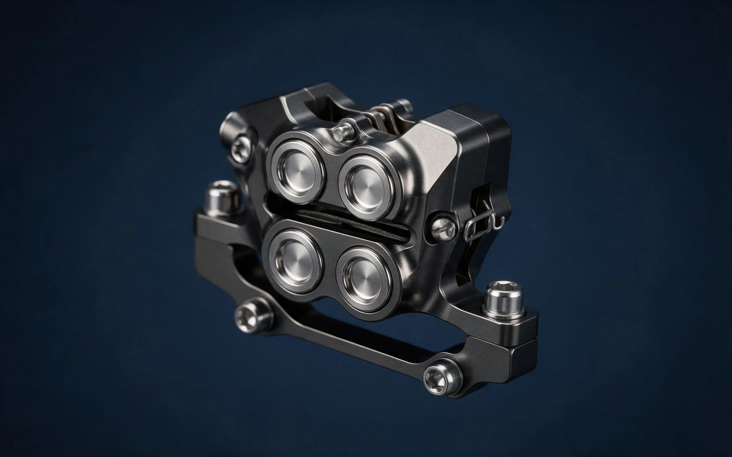 Bicycle disc brake caliper