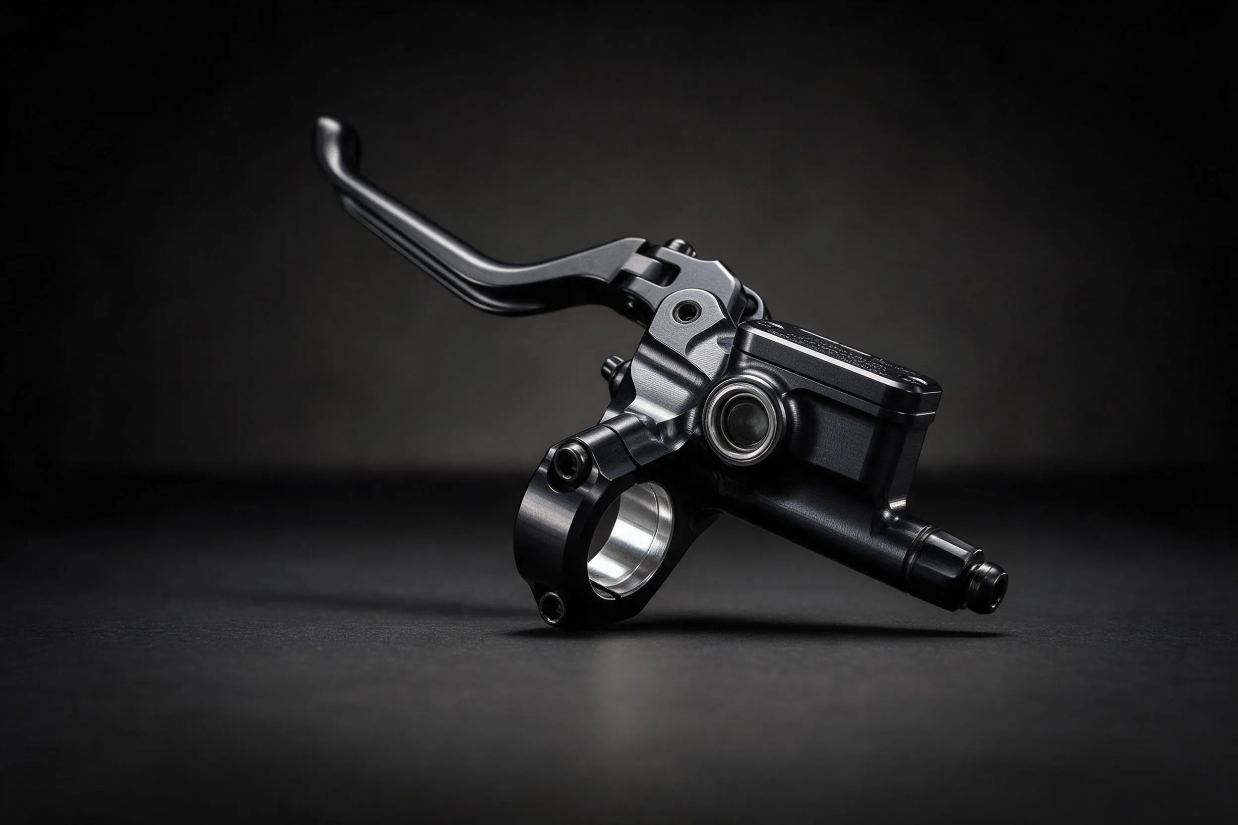 CNC machined bicycle brake master cylinder