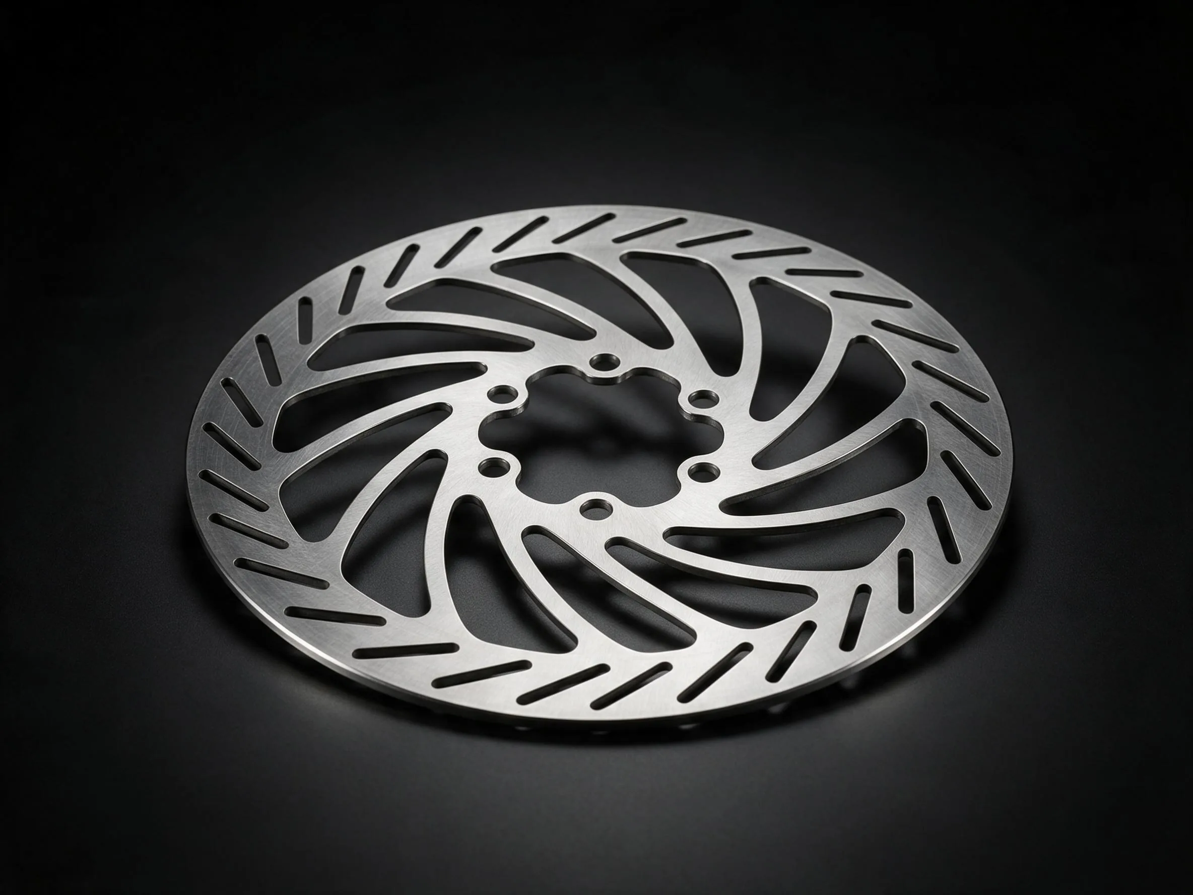 CNC machined bicycle disc brake rotor