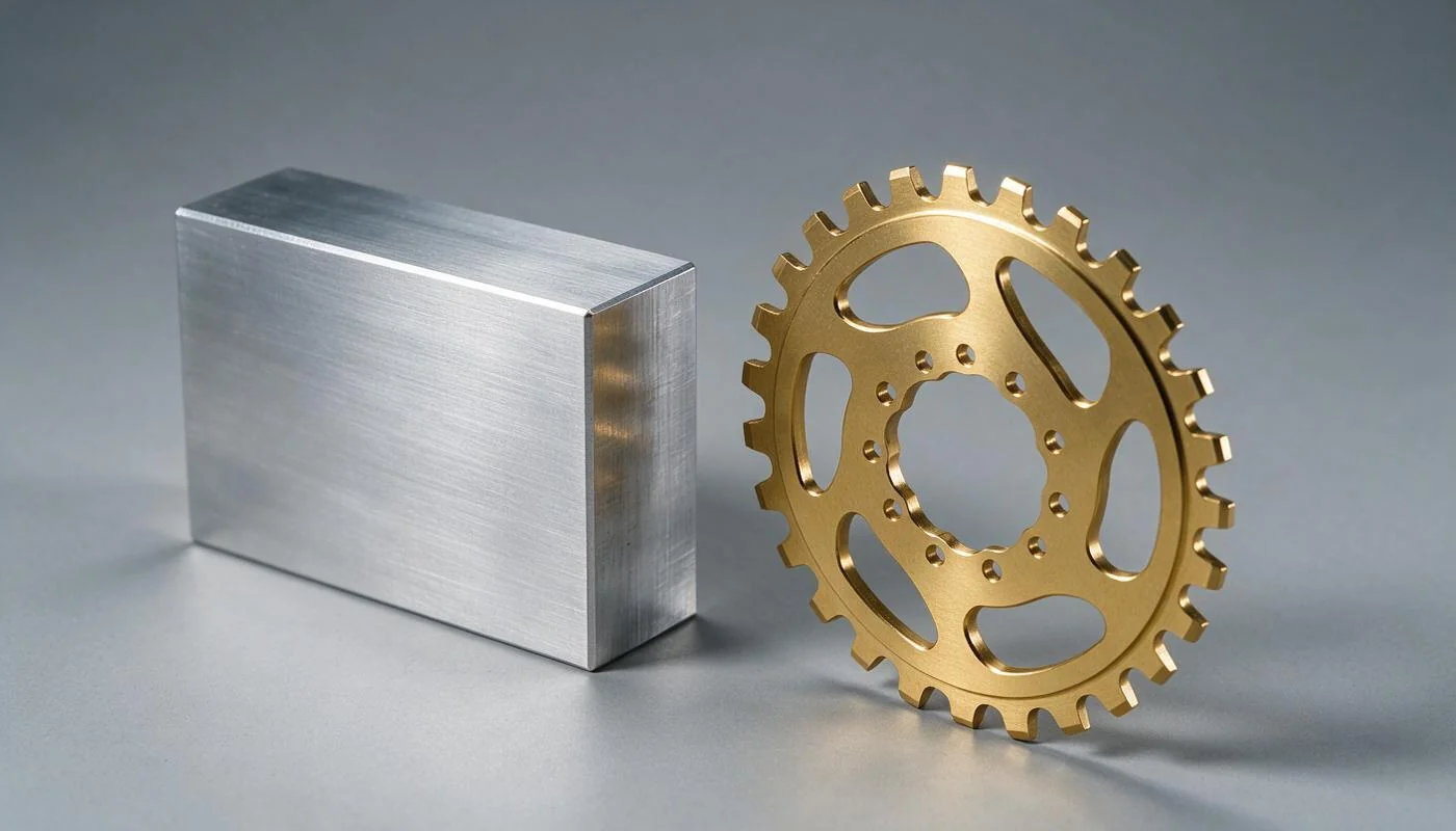 7075-T6 aluminum for chainrings