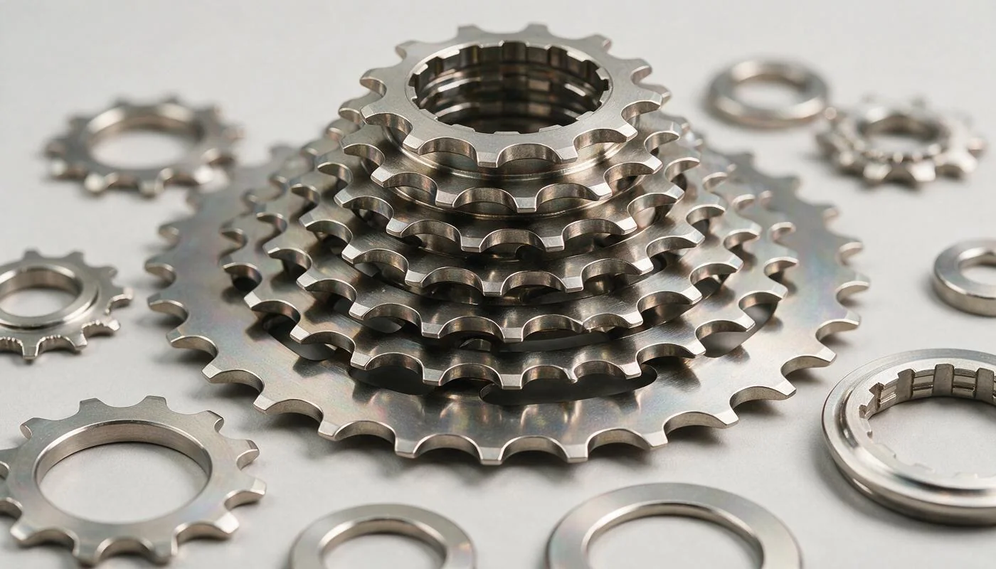 Titanium for lightweight cogs