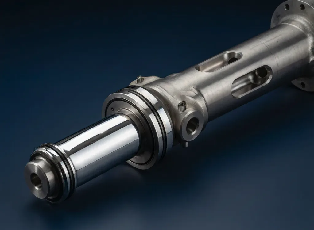Aerospace landing gear strut machined from 300M steel