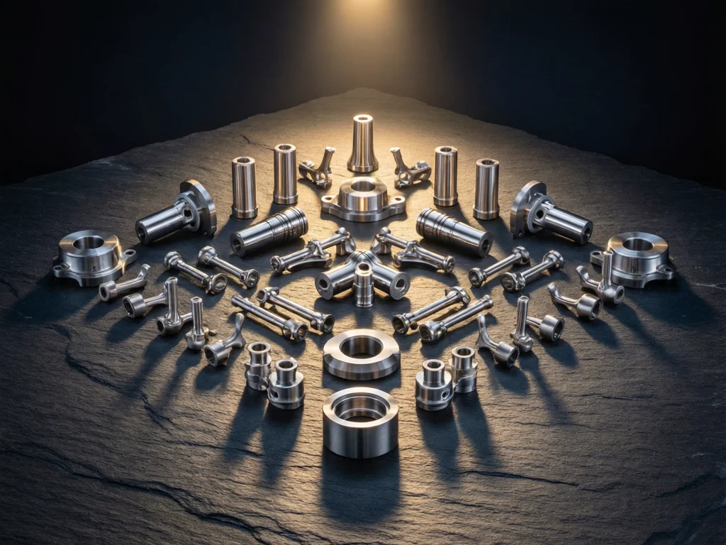 Precision CNC machined motorcycle engine components