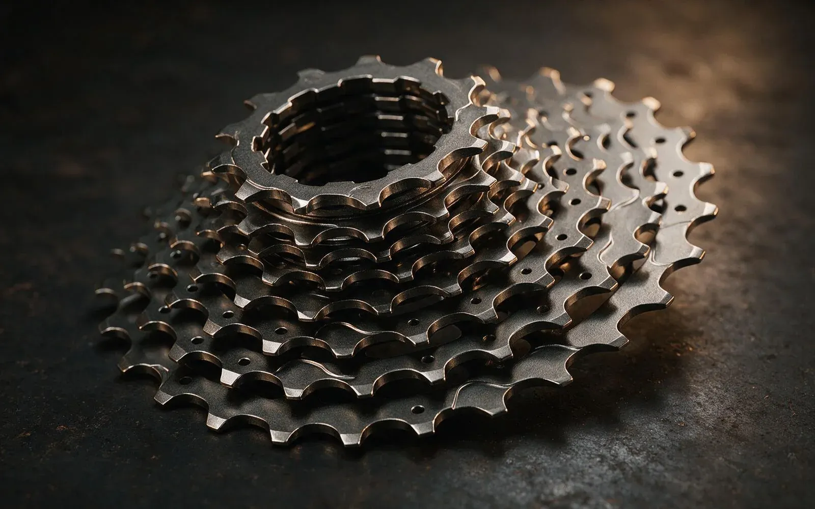 CNC machined bicycle cassette